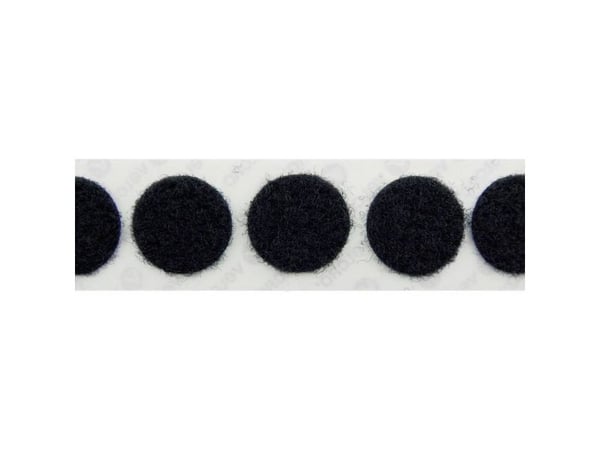 VELCRO® E20101933011425 kardborreöglor för fastlimning loop (Ø) 19 mm svart 1120 st