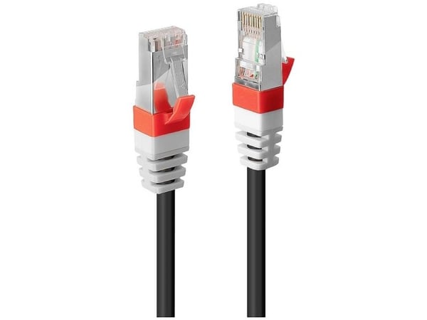 Lindy 45342, 40 m, Cat6a, S/FTP (S-STP), RJ-45, RJ-45, Svart