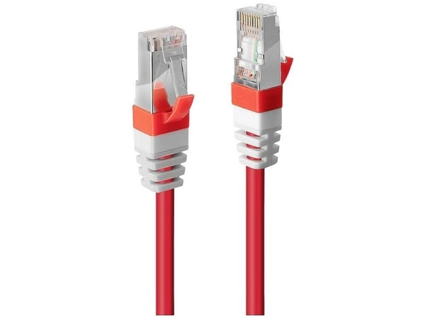 Lindy 45391, 15 m, Cat6a, S/FTP (S-STP), RJ-45, RJ-45, Rød