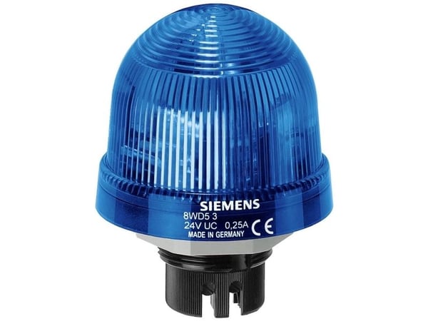 Siemens 8WD5300-1AF Merkkilamppu (Ø x K) 70 mm x 66 mm Sininen 1 kpl