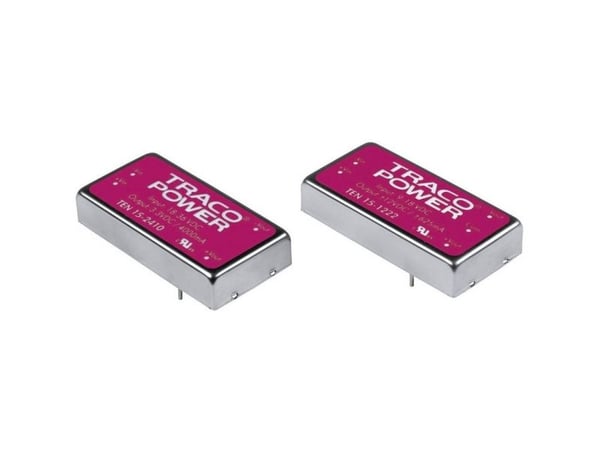 TracoPower TEN 15-2411 DC/DC-muunnin, piirilevy 24 V/DC 5 V/DC 3 A 15 W Lähtöjen määrä: 1 x