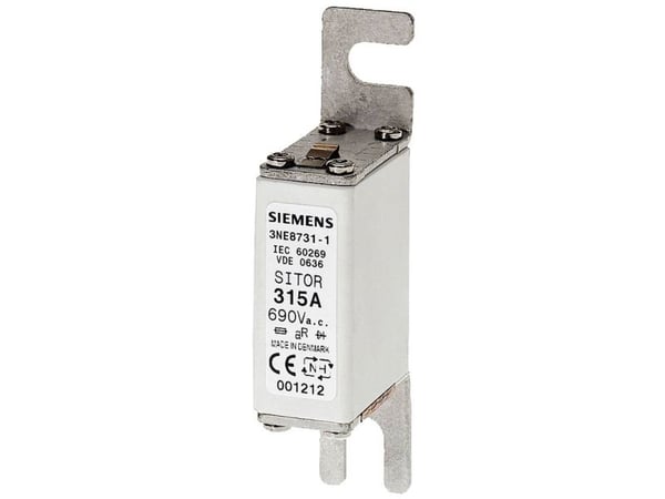 Siemens 3NE87151 Sikringsindsats Sikringsstørrelse = 0 25 A 690 V 1 stk
