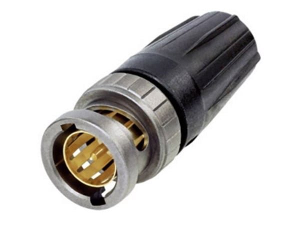 Neutrik NBNC75BDD6X, BNC, Aluminium, Sort, 1500 V, 3 mO, 50 V, 75 O