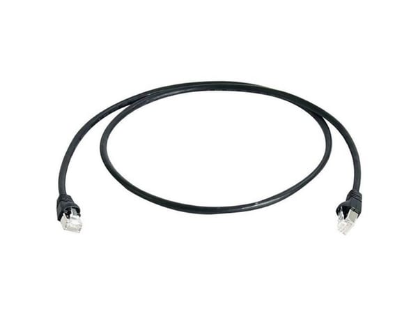 Telegärtner Patch Cord MP8 FS 600 LSZH- 3,0m, 3 m, musta