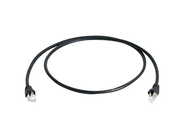 Telegärtner Patch Cord MP8 FS 600 LSZH- 5,0m, 5 m, musta