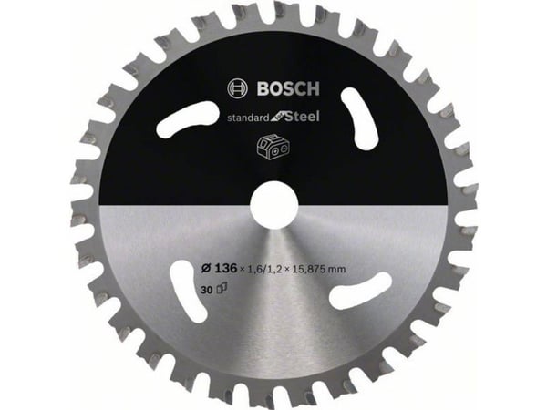Bosch ROUND SAVKL ACCU STD STÅL 136X15,875MM 30T 30T