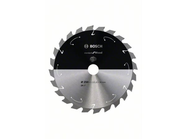 Bosch ACCU STD PYÖRSSISAHANTERÄ PUU 250X30MM 24T