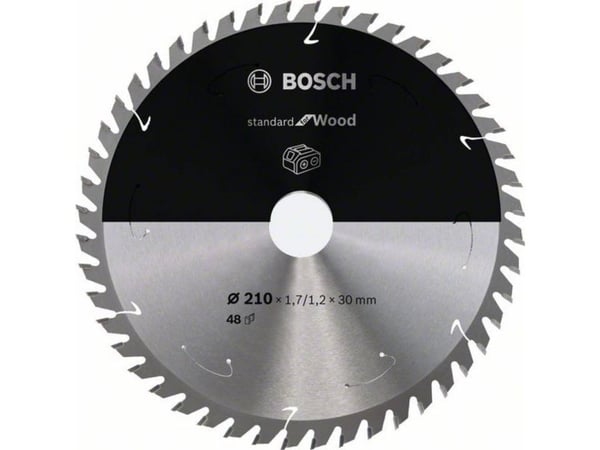 Bosch PYÖRSSISAHANTERÄ ACCU STD WOOD 210X30MM 48T