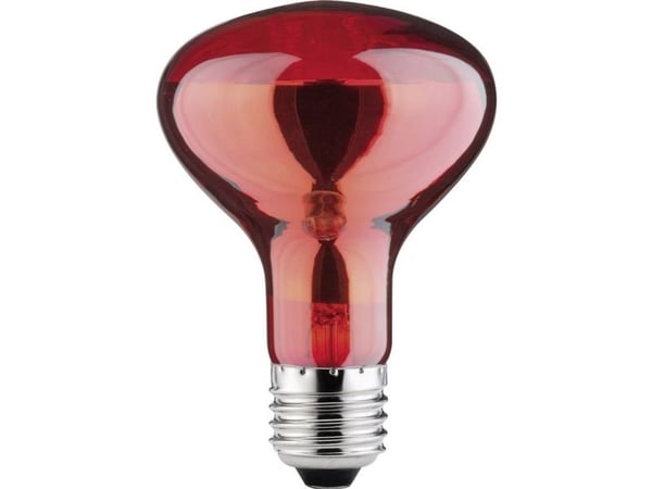 Paulmann 829.77, 60 W, 1000 h, 26 lm, 80°, E27, Punainen