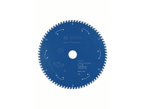 Bosch RUNDSAVKL EX ACCU ALU 250X30X2,4/1,8X78T Bosch RUNDSAVKL EX ACCU ALU 250X30X2,4/1,8X78T