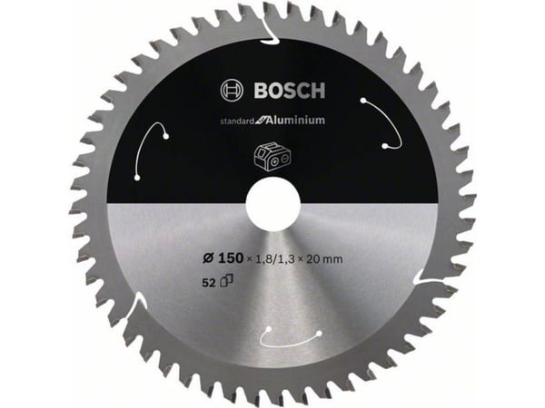 Bosch RUNDSAVKLINGE ACCU STD ALU 150X20MM 52T