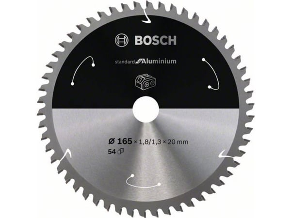 Bosch RUNDSAVKLKLINGE ACCU STD ALU 165X20MM 54T