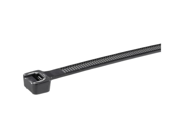 Panduit Cable Tie, 7.4"L (188mm), Standard, Nylon, Natural, 1000pc