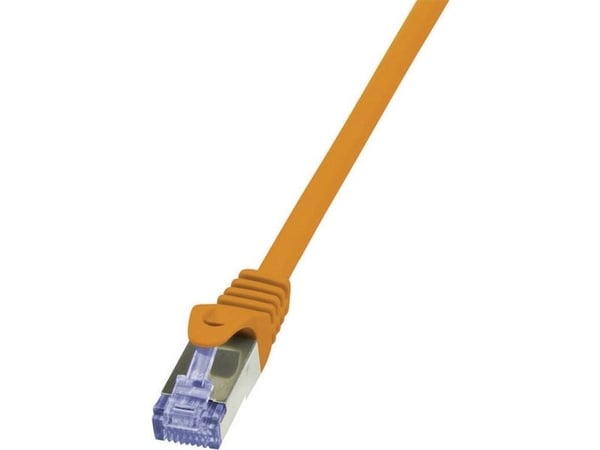 LogiLink 7.5m Cat.6A S/FTP, 7,5 m, Cat6a, S/FTP (S-STP), RJ-45, RJ-45, Oransje