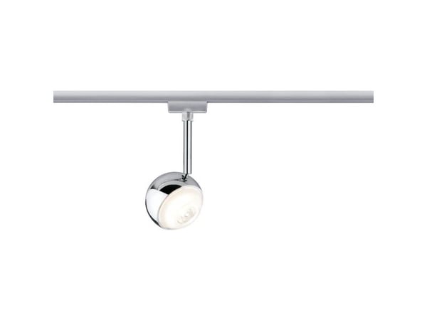 Paulmann 954.55, Spotlight på skinne, 1 ampuller, LED, 2700 K, 315 lm, Kromfarget