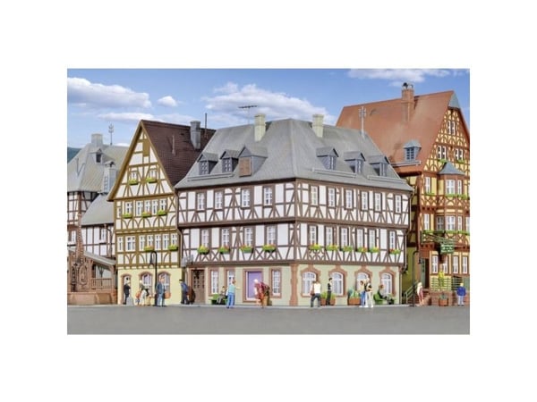 Fagverk-hjørnehus Miltenberg H0 Kibri 38904