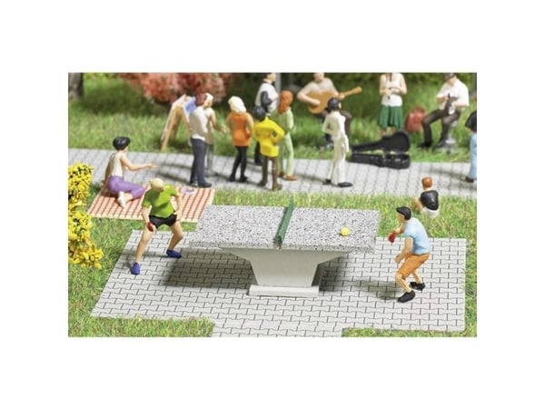 Busch Action-Set 7843 H0 dekorationstilbehør ferdig modell