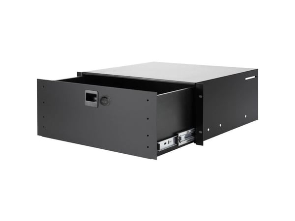 adam hall 87404ACL, Skuffeenhed, Sort, Aluminium, 25 kg, 4U, 48,3 cm (19")