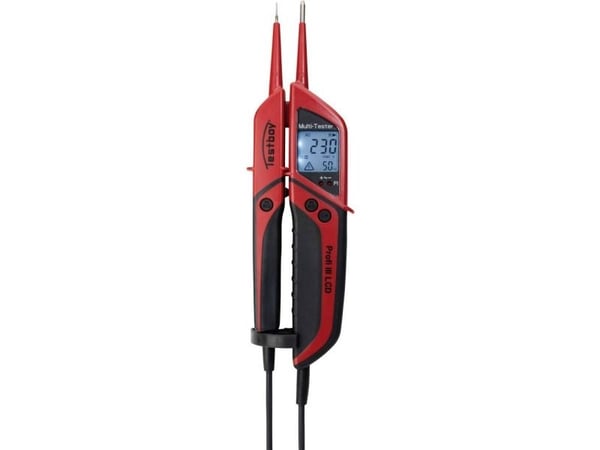 Testboy Profi III LCD topolet spenningsmåler CAT IV 1000 V med lyd og vibrasjon