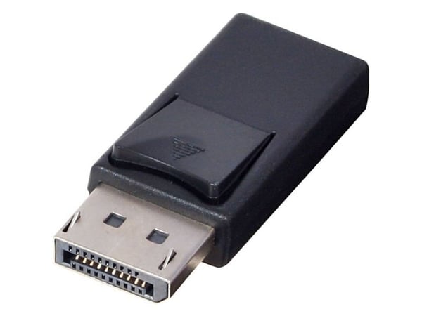 Lindy 41089, DisplayPort, Mini DisplayPort, Svart