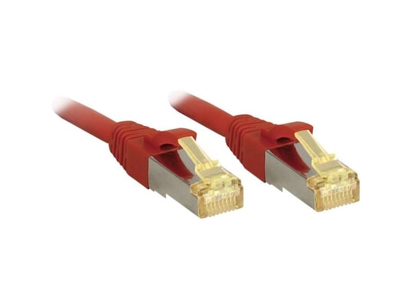 Lindy 47297, 7,5 m, Cat7, S/FTP (S-STP), RJ-45, RJ-45, Rød