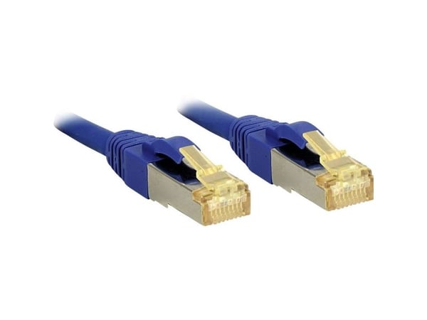 Lindy 47280, 3 m, Cat7, S/FTP (S-STP), RJ-45, RJ-45, Blå
