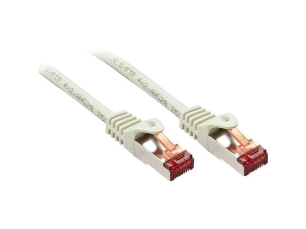 Lindy 47344, 0,3 m, Cat6, S/FTP (S-STP), RJ-45, RJ-45, Grå