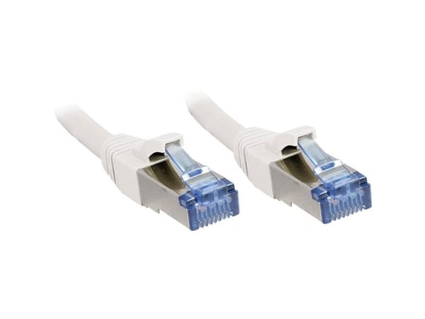 Lindy 47192, 1 m, Cat6a, S/FTP (S-STP), RJ-45, RJ-45, Hvit