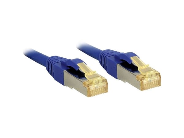 Lindy 47277, 1 m, Cat7, S/FTP (S-STP), RJ-45, RJ-45, Blå