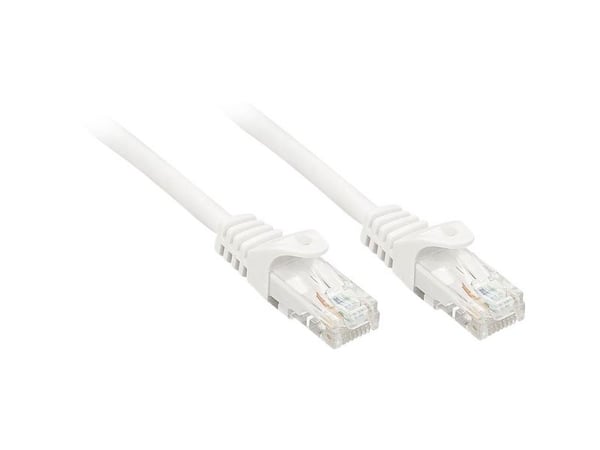 Lindy 48201, 0,5 m, Cat6, U/UTP (UTP), RJ-45, RJ-45, Hvit