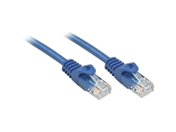 Lindy RJ-45/RJ-45 Cat6 0.5m, 0,5 m, Cat6, U/UTP (UTP), RJ-45, RJ-45, Blå