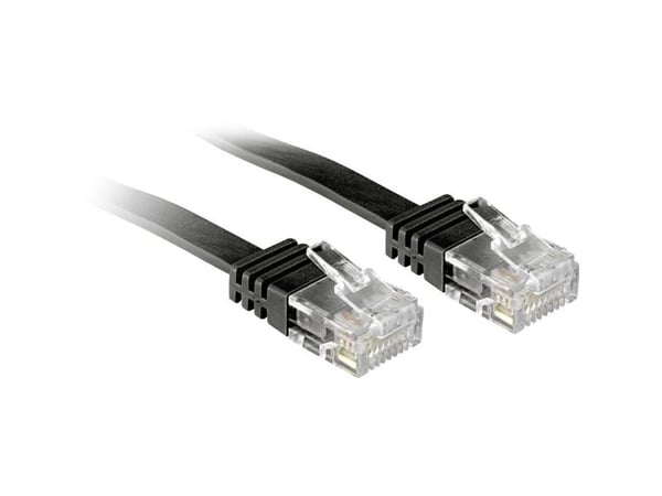 Lindy 47524, 5 m, Cat6, U/UTP (UTP), RJ-45, RJ-45, Svart