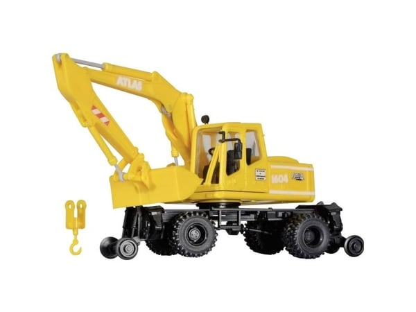 Kibri 16312 H0 Atlas gravemaskin til vei-/skinnlegging