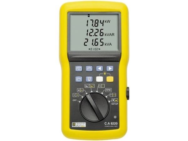Chauvin Arnoux CA 8220 LCD, Batteri, Nikkelmetallhydrid (NiMH), 270 mm, 250 mm, 180 mm