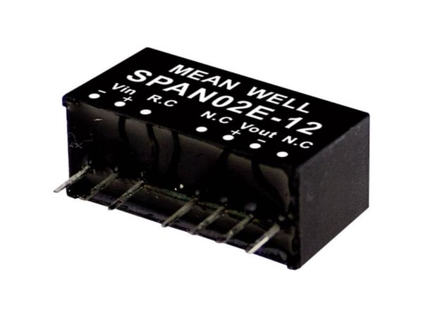 MEAN WELL SPAN02E-03, 2 W, 0,5 A, RoHS, 2576 pk
