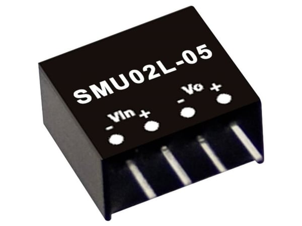 MEAN WELL SMU02M-05, 7,5 mm, 11,6 mm, 10,1 mm, 1,3 g, 2 W, 10.8 - 13.2 V