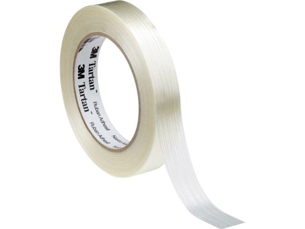 3M 89537550, Läpinäkyvä, Niputus, Pakkaaminen, Lasikuituvahvistettu polypropeeni, 10%, 25 N/mm2, 50 m