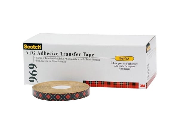 3M 9691233, 33 m, Gjennomsiktig, Akryl, Blank, 0,13 mm, 12 mm