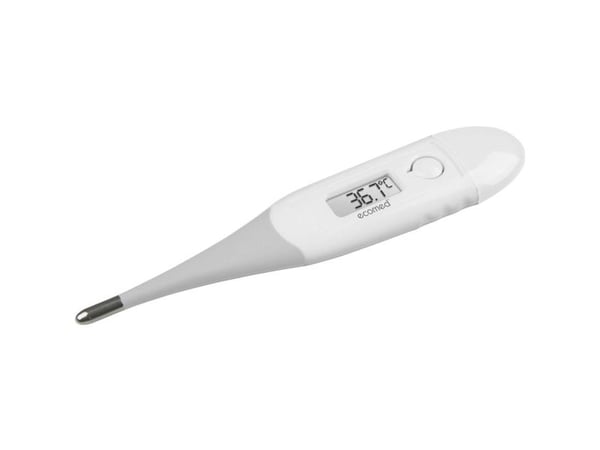 Medisana 23410, Kontakttermometer, Grå, Hvit, Underarm, Knapper, 32 - 42,9 °C, 185 mm