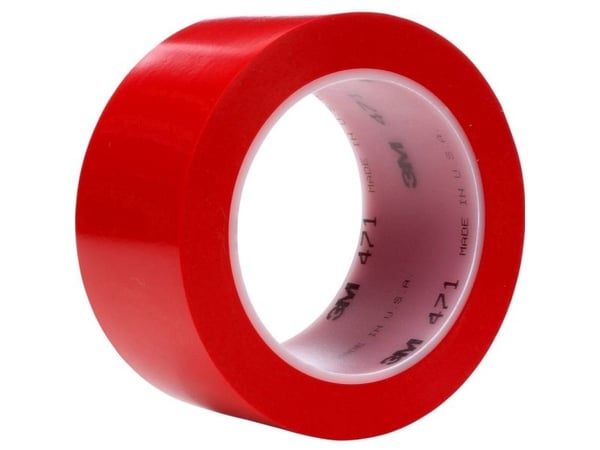 3M 471F 471R50 Pvc-band Röd (L x B) 33 m x 50 mm 1 stk