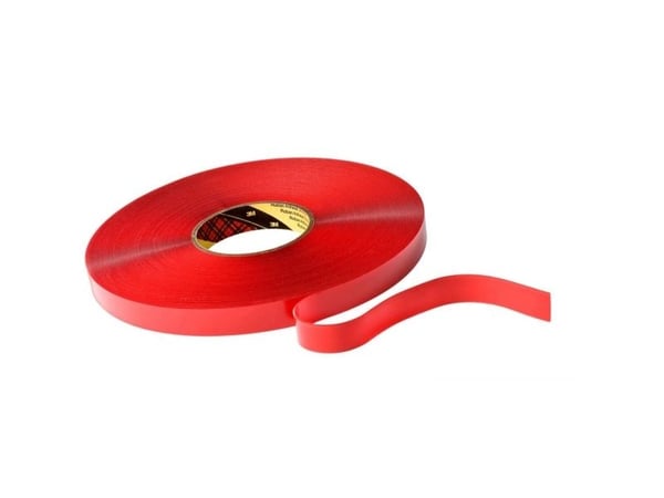 3M 4910F25, Monterings tape, Rød, 33 m, Innendørs, Inne & Ute, Glass, Metall, Plast, 149 °C