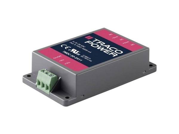 Traco Power TMDC 20-2412, 54 mm, 23,3 mm, 96 mm, 107 g, 20 W, 9-36 V