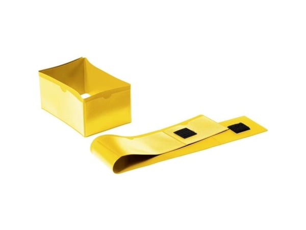 Durable 172404, Gult, 596 mm, 75 mm, 50 stykker