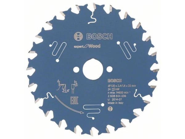 Bosch RUNDSAVKLINGE 130X20X2,4MM 24T EXP WOOD