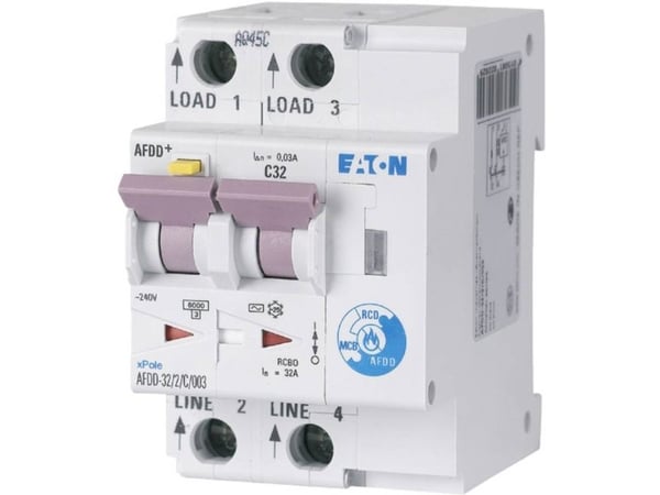 Eaton 187234 Brandbeskyttelsesstyring 2-polig 32 A 0,03 A 230 V/AC 1 stk