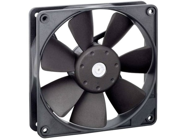 ebm-papst 4412F/2, Vifte, 12 cm, 2900 RPM, 170 m³/t, Sort