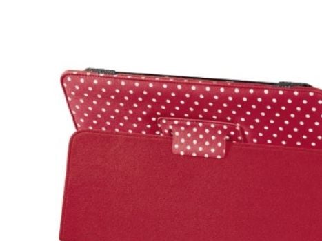 Hama - Lommebok for nettbrett - polyester - rød - 10.1"