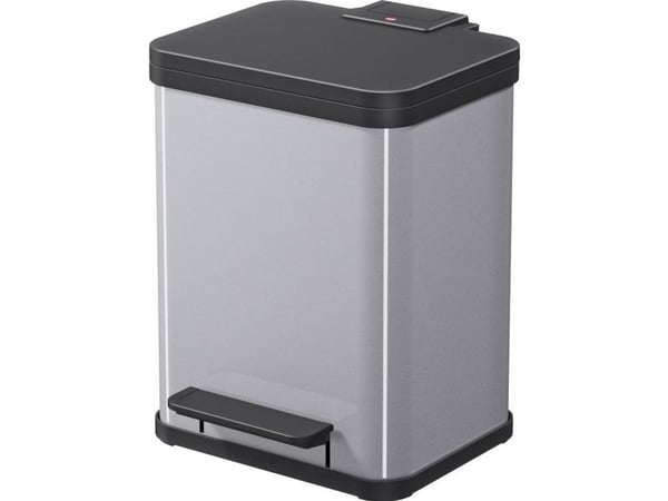 Avfallsbeholder Hailo Öko uno Plus M light grey, matt