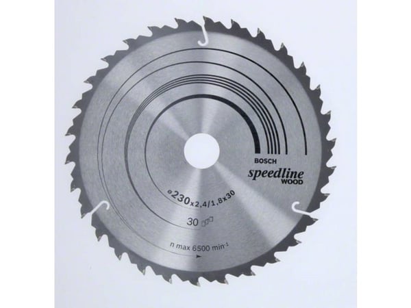 Bosch RUNDSAVKLINGE SPEEDLINEWOOD 230X30MM 30T