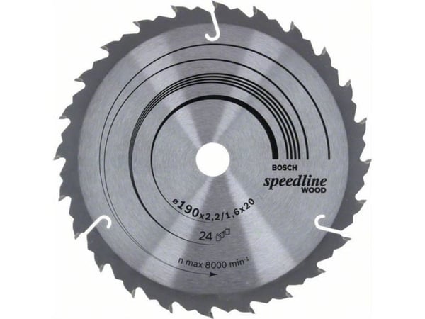 Bosch SPEEDLINE PUUPYÖRÖLÄLASKA 190X20MM24T